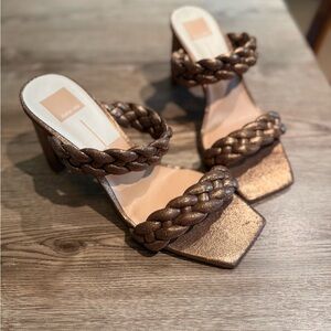 Dolce Vita Brown Braided Heels